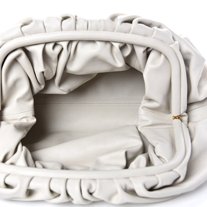 Bottega Veneta Smooth Butter Calf The Pouch Oversized Clutch Mist 5 of 11