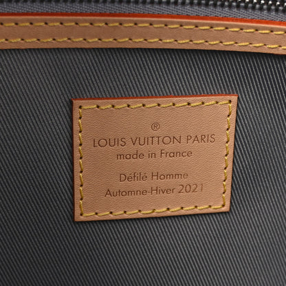 Louis Vuitton Monogram Mirror Keepall Bandouliere 50 Silver 5 of 9