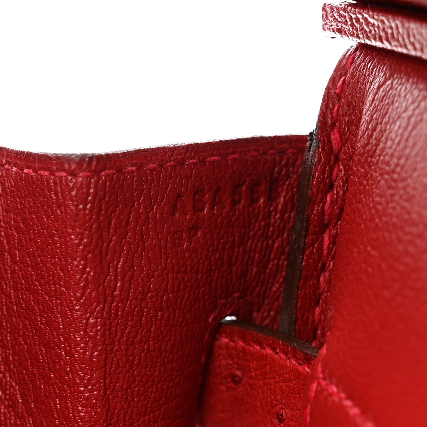 Ostrich Birkin 30 Rouge Vif