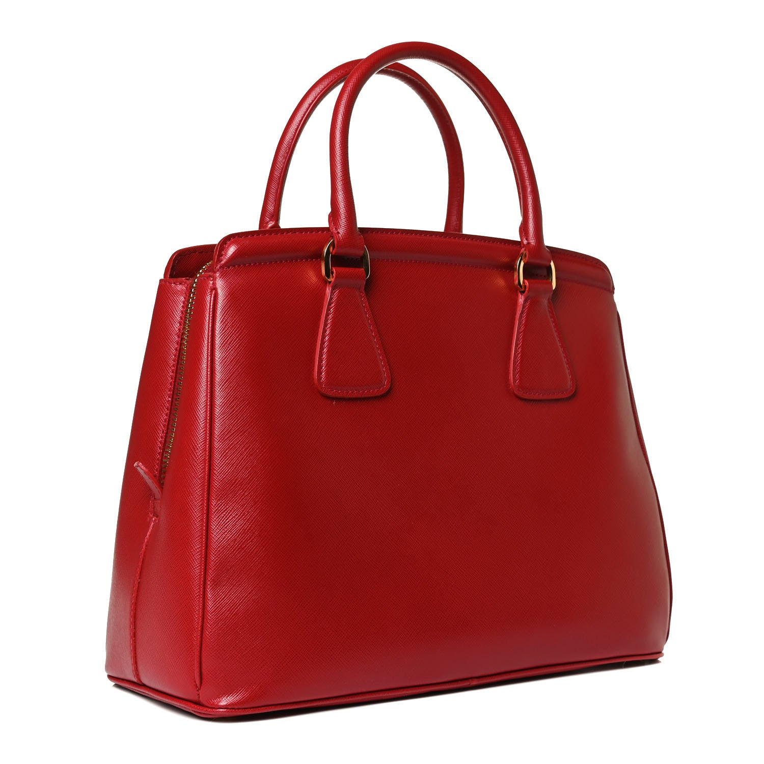 Prada Saffiano Lux Parabole Tote Fuoco 3 of 11