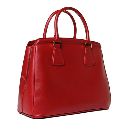 Prada Saffiano Lux Parabole Tote Fuoco 3 of 11