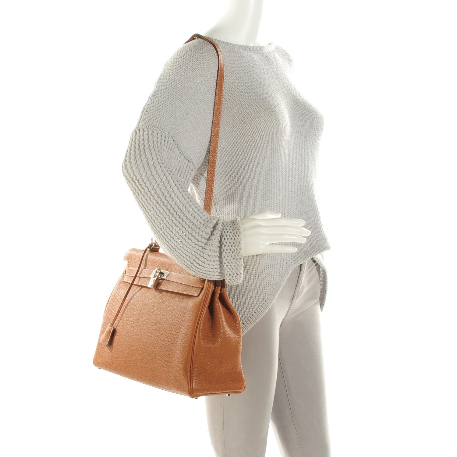 Hermes Togo Kelly Retourne 35 Gold 11 of 19