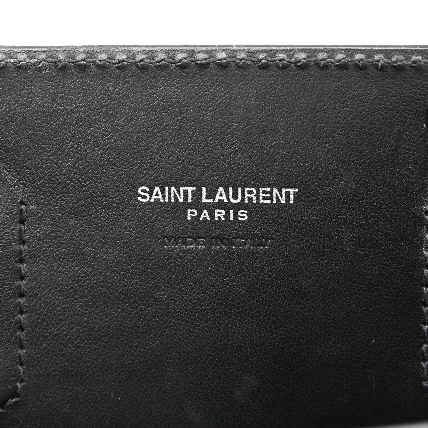 Saint Laurent Calfskin Crocodile Embossed Nano Sac De Jour Black 6 of 13