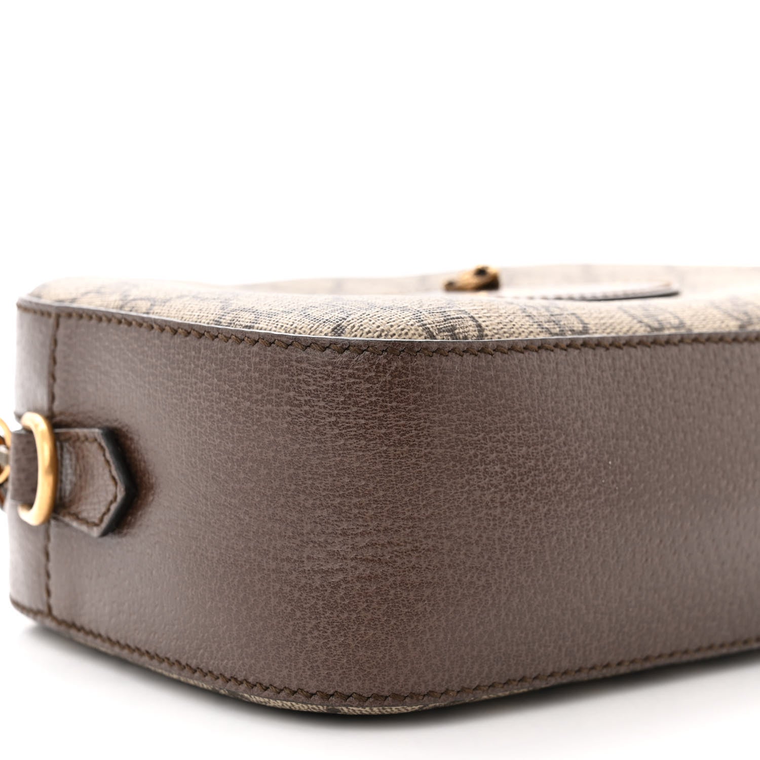 Gucci GG Supreme Monogram Web Neo Vintage Shoulder Bag Beige New Acero Crop 10 of 12