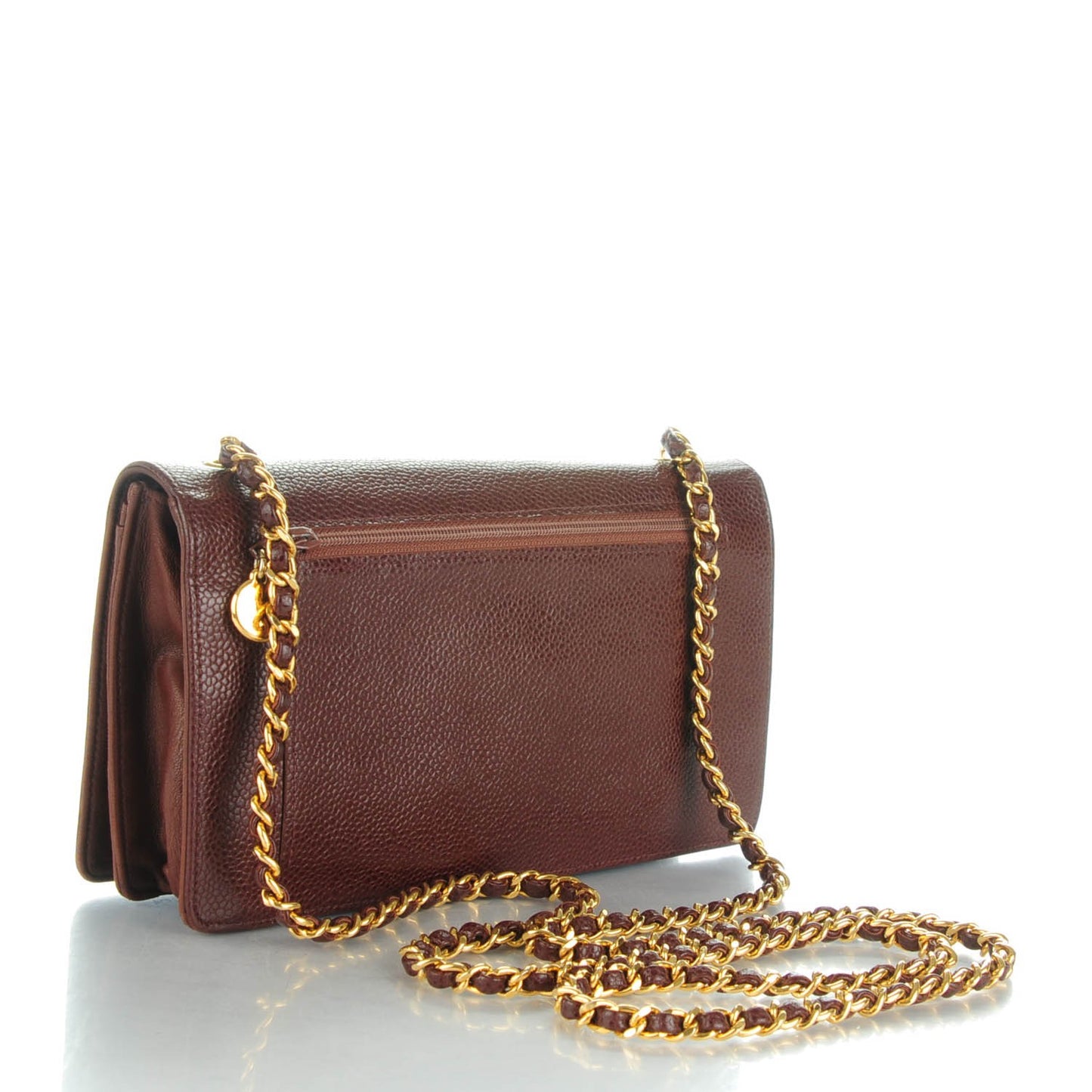 Caviar Timeless CC Wallet On Chain WOC Dark Brown