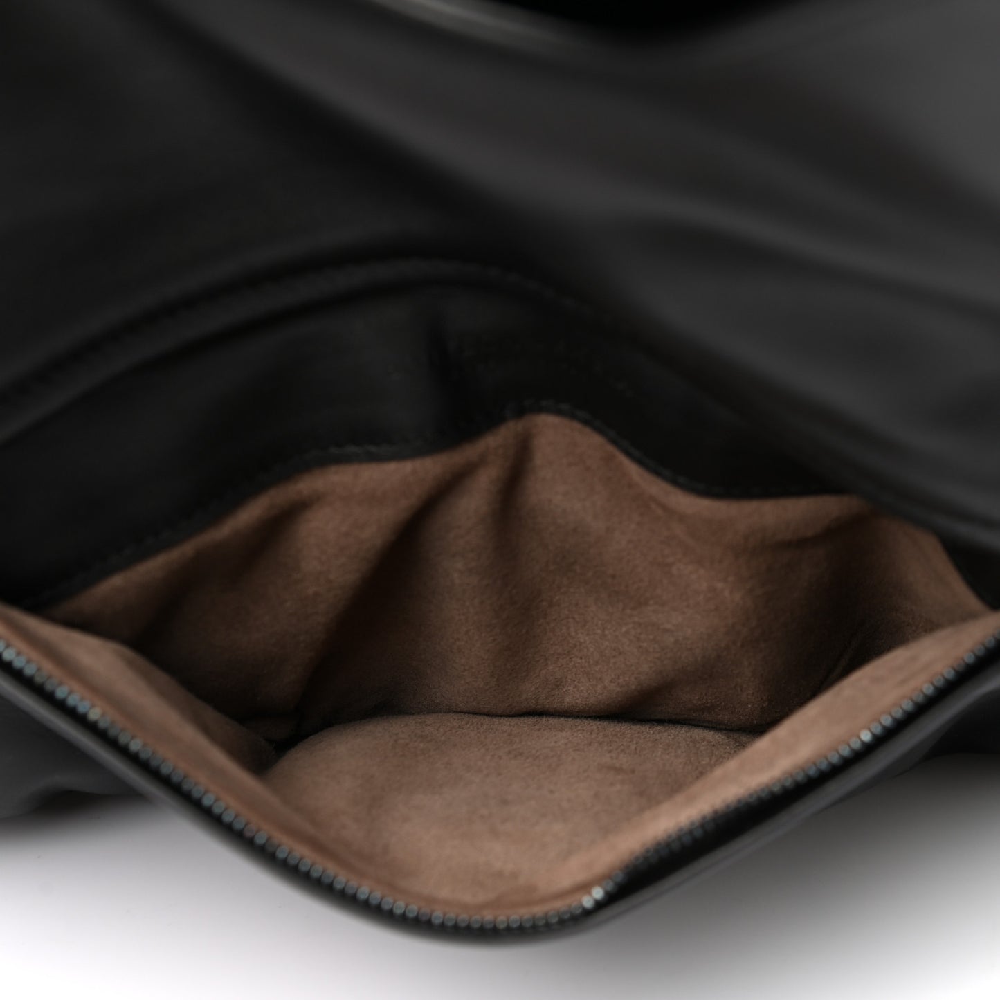 Snakeskin Turnlock Clutch Black