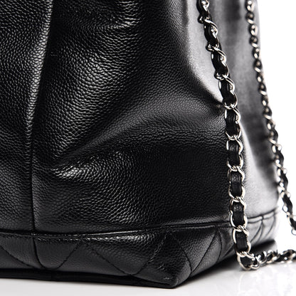 Chanel Soft Caviar CC Medium Top Handle Tote Black 9 of 14