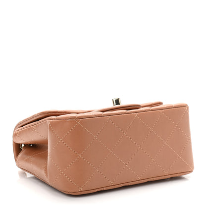 Chanel Lambskin Quilted Mini Square Flap Brown 4 of 11