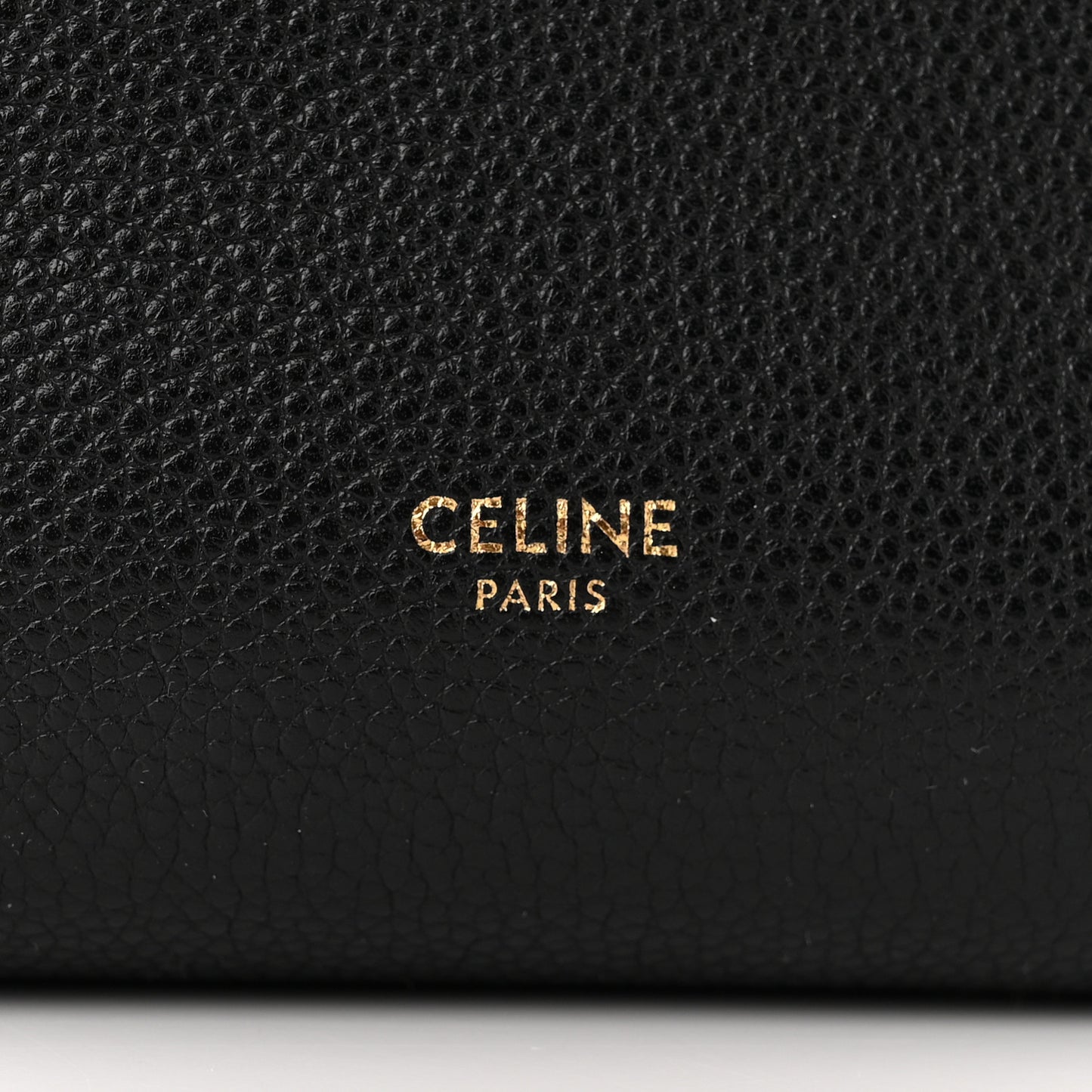 Soft Grained Calfskin Small Sangle Bucket Bag Black