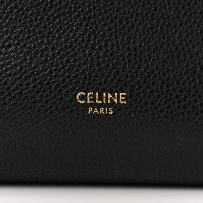 Celine Soft Grained Calfskin Small Sangle Bucket Bag Black 6 of 9