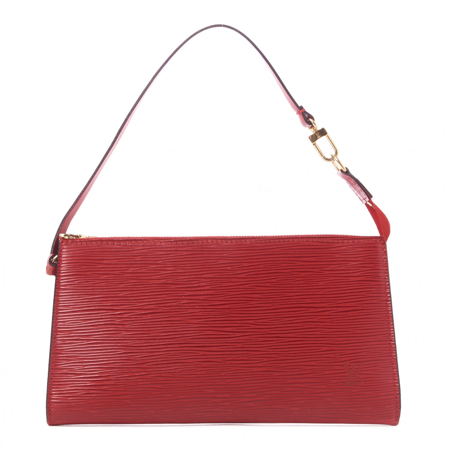 Epi Pochette Accessories 24 Castillan Red