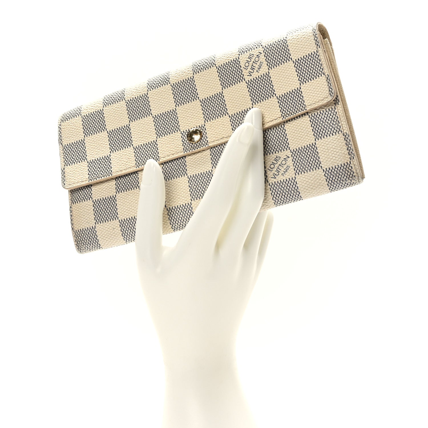 Louis Vuitton Damier Azur Sarah Wallet 2 of 8