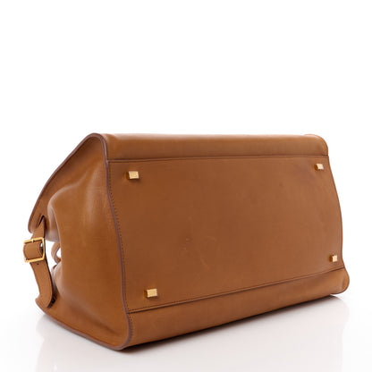 The Row Polished Saddle Calfskin Soft Margaux 15 Cuir 5 of 14