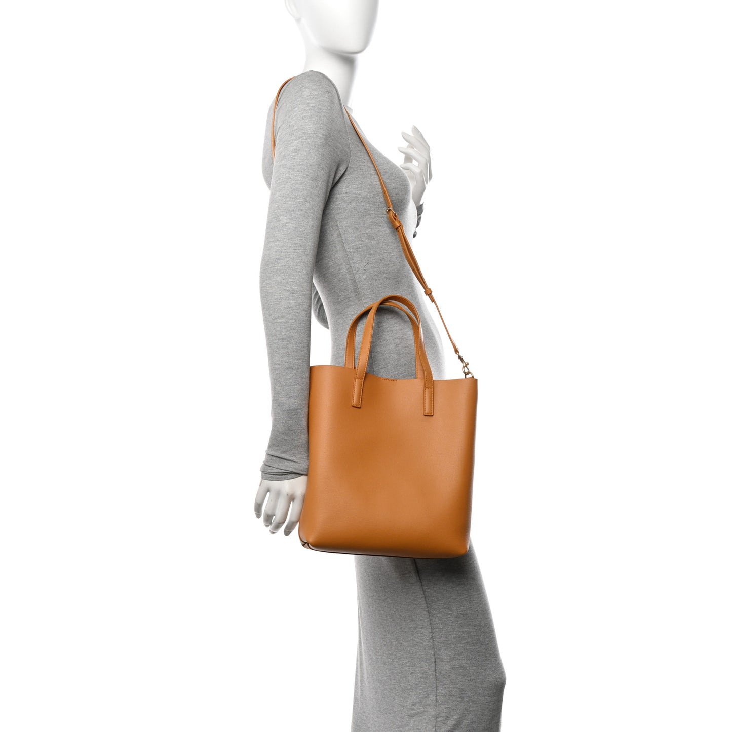 Calfskin Toy Shopping Tote Cheddar