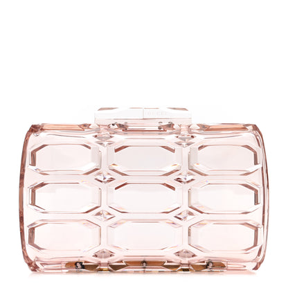 Gucci Plexiglass Aristrographic Box Clutch Pink 1 of 8