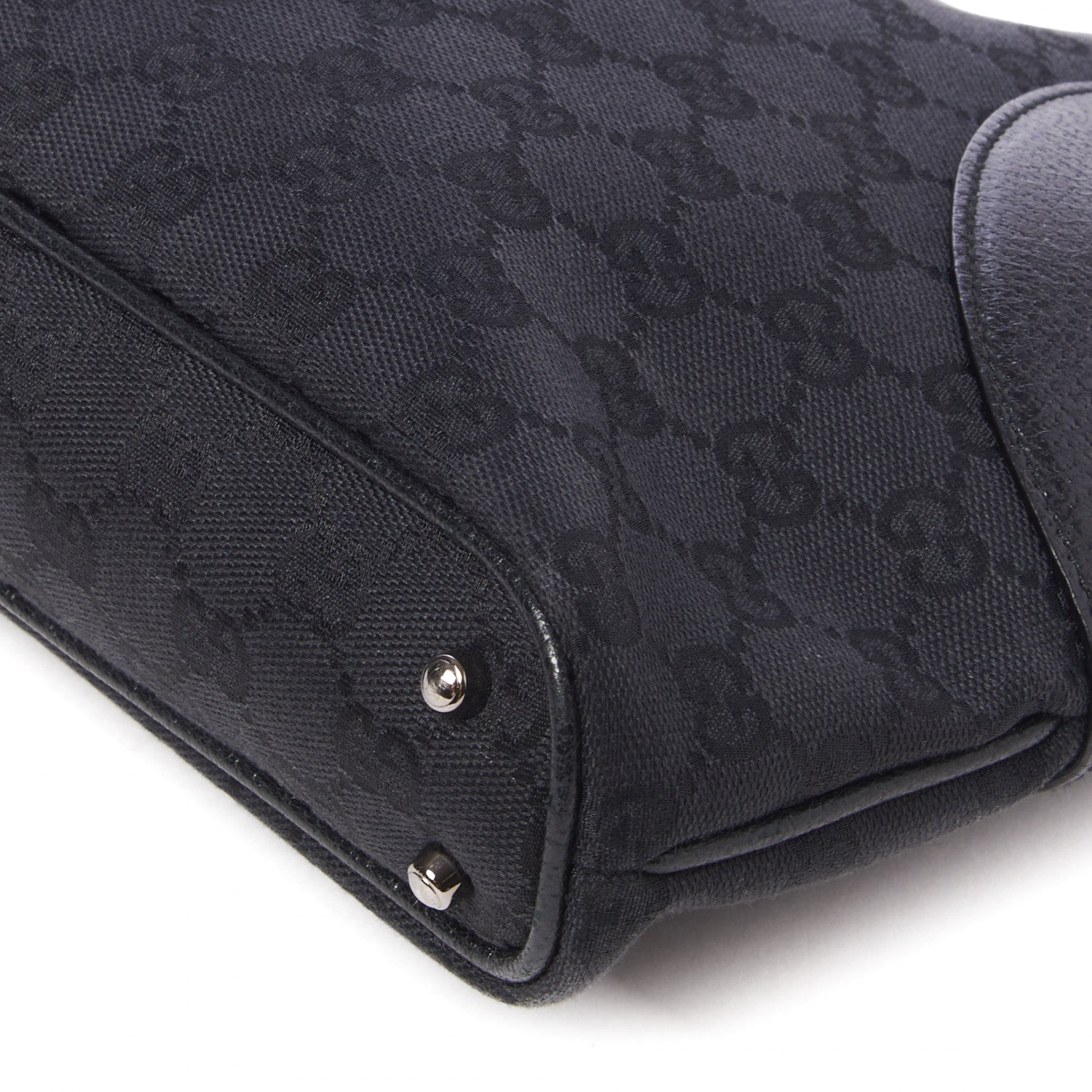 Gucci Monogram Shoulder Bag Black 5 of 7