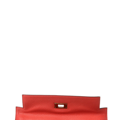 Hermes Taurillon Clemence Kelly Retourne 28 Rose Jaipur 9 of 38
