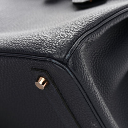 Hermes Togo Birkin 30 Bleu Nuit 10 of 16