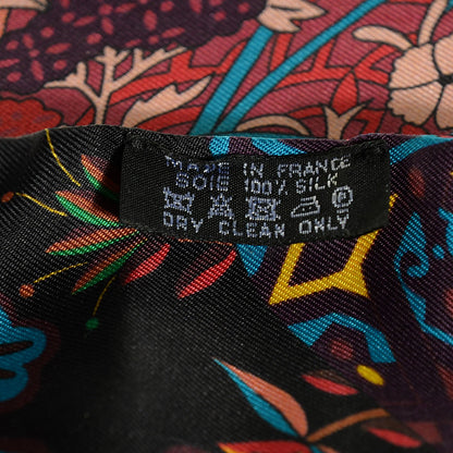 Hermes Silk Fleurs et Papillons de Tissus Twilly Black 3 of 5