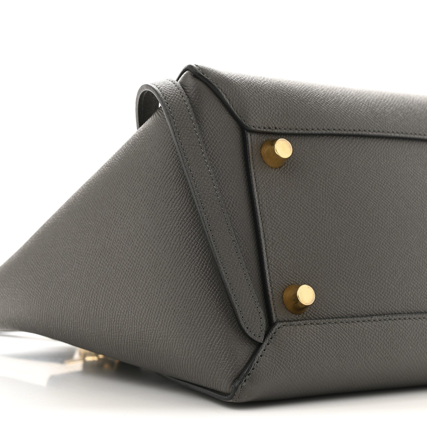 Celine Grained Calfskin Mini Belt Bag Grey 9 of 13