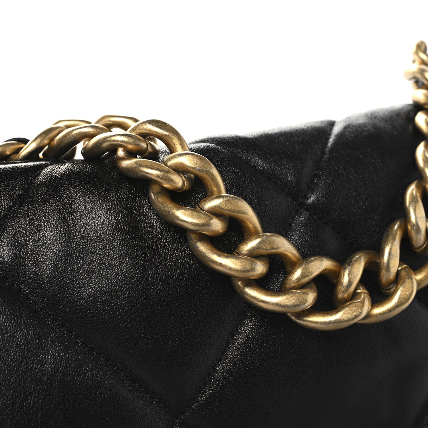 Chanel Lambskin Quilted Large Chanel 19 Flap Black 11 of 11