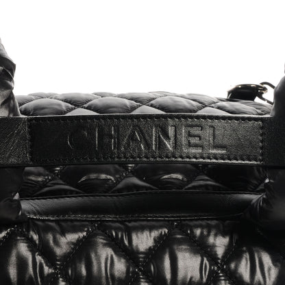 Chanel Nylon Coco Cocoon Backpack Black 8 of 10