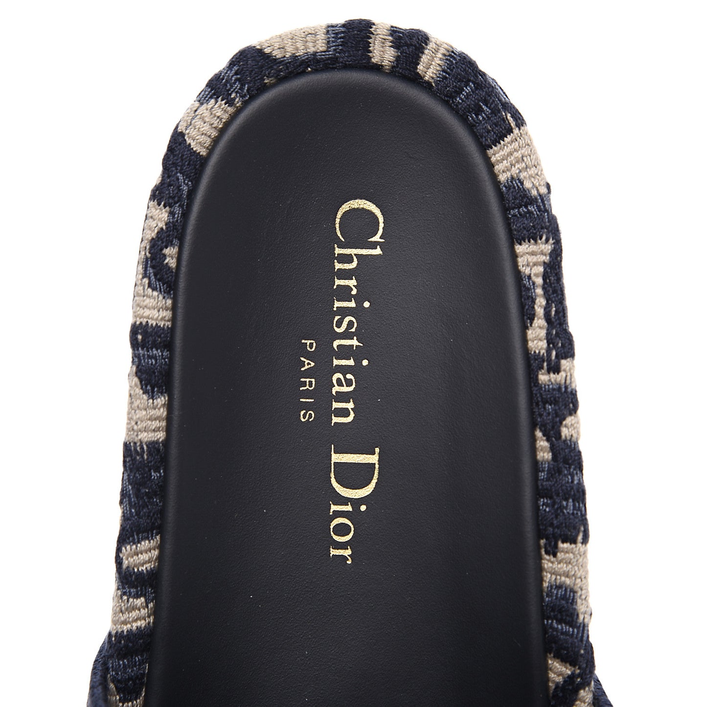 Oblique D-Way Platform Sandal 38 Deep Blue