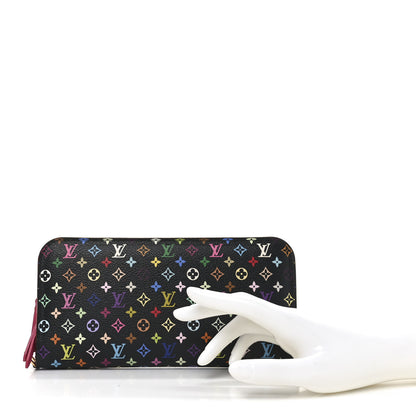 Louis Vuitton Monogram Multicolor Insolite Wallet Black Grenade 2 of 6