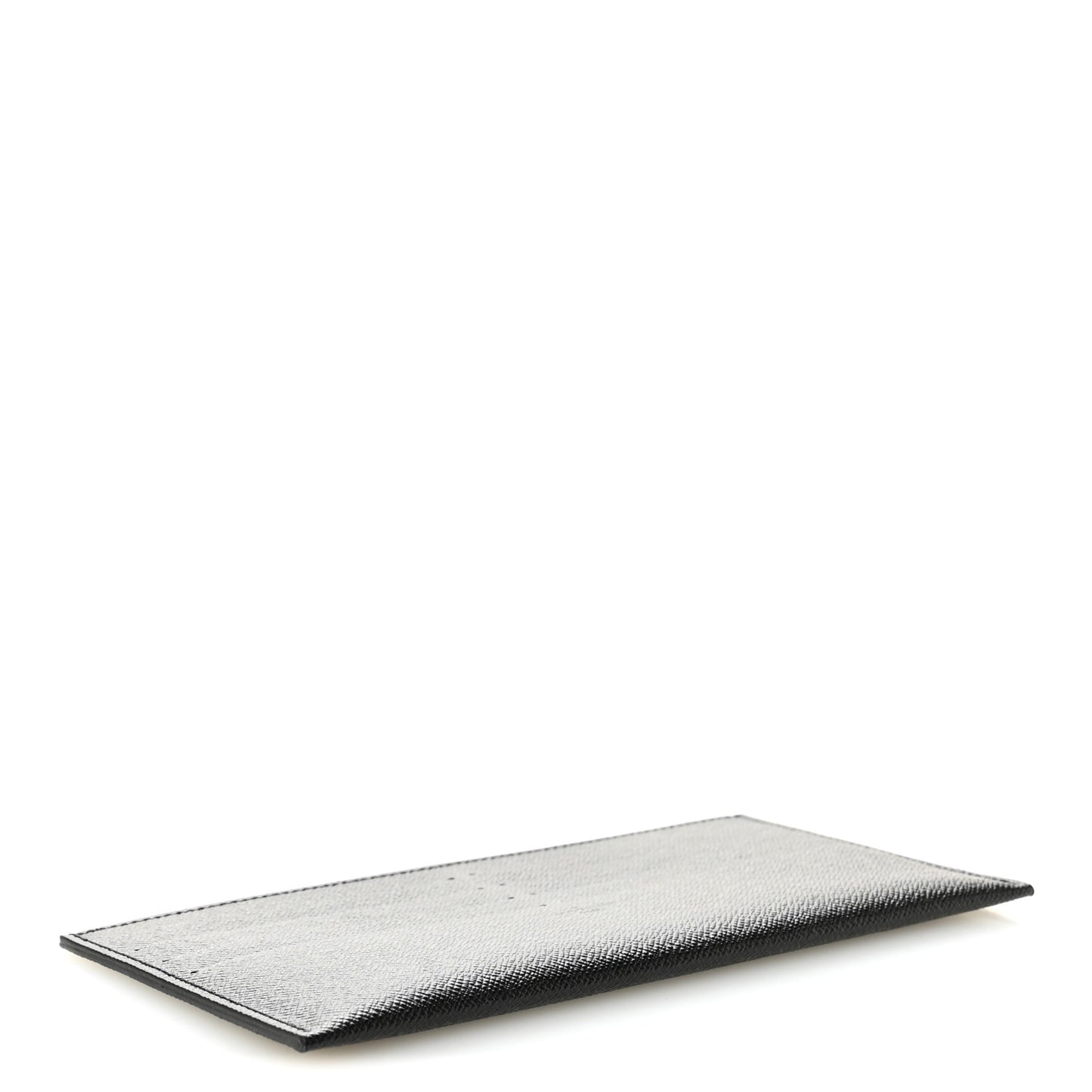 Calfskin Felicie Chain Wallet Card Holder Insert Black