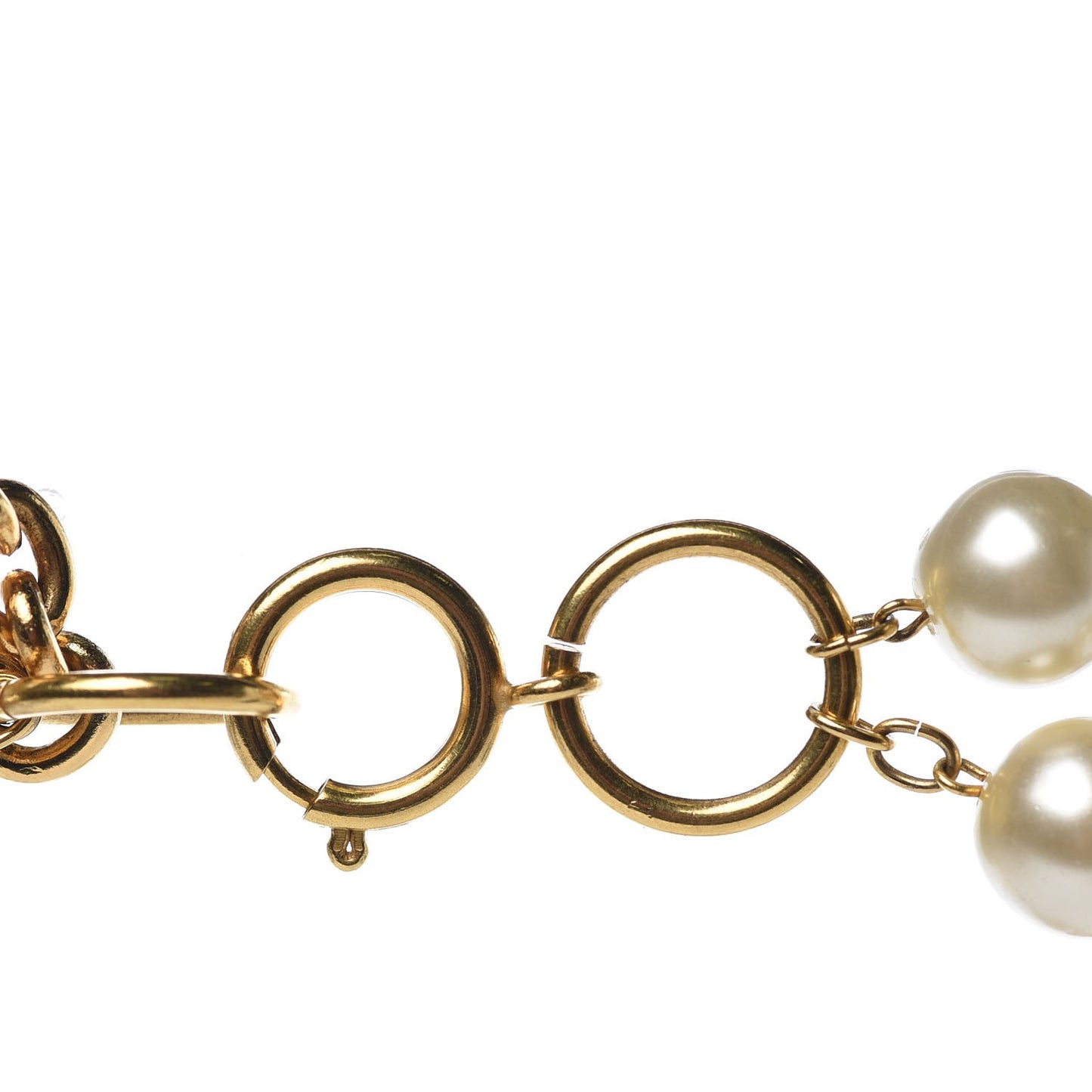 Pearl Layered Short Necklace Gold