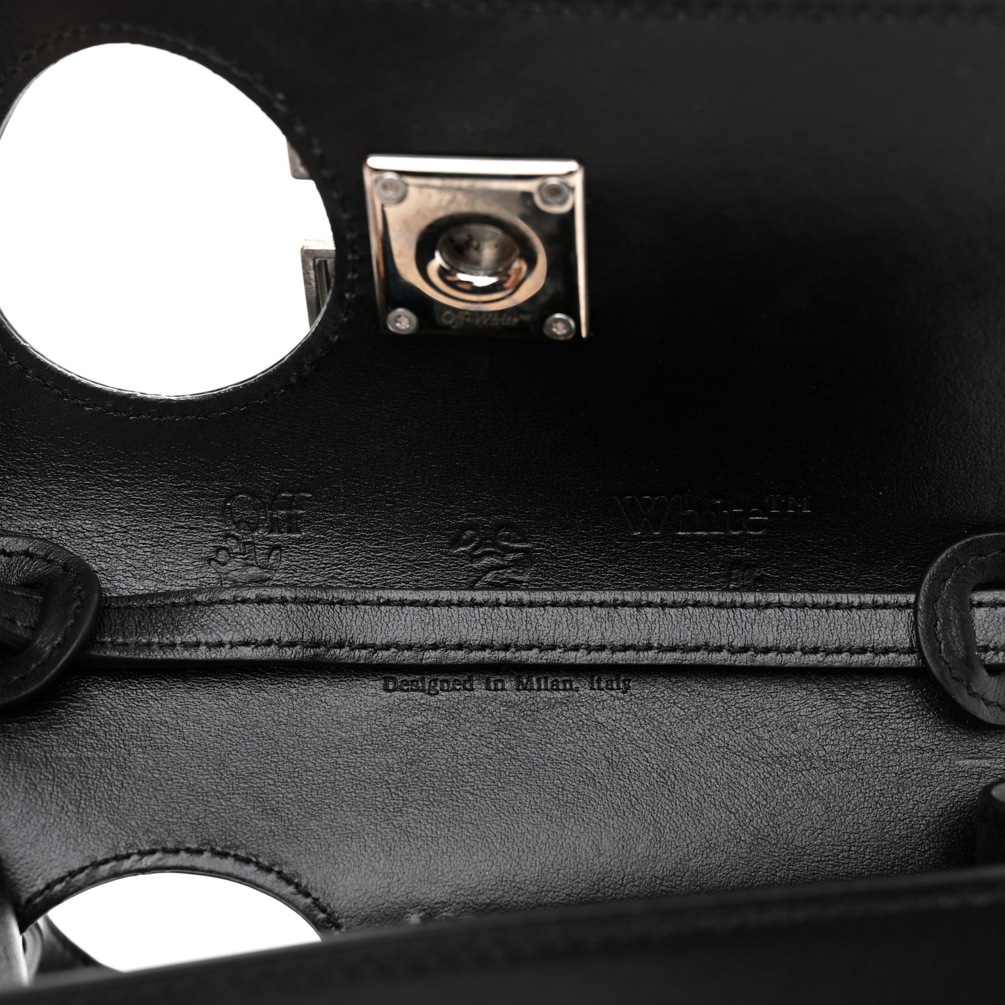 Calfskin Jitney 0.7 Meteor Bag Black