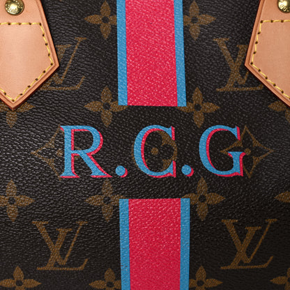 Louis Vuitton Monogram My LV Heritage Speedy 30 Fuchsia Bleu Clair 16 of 16