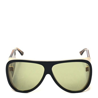 Gucci Acetate Sunglasses GG0149S Black Horn 2 of 9