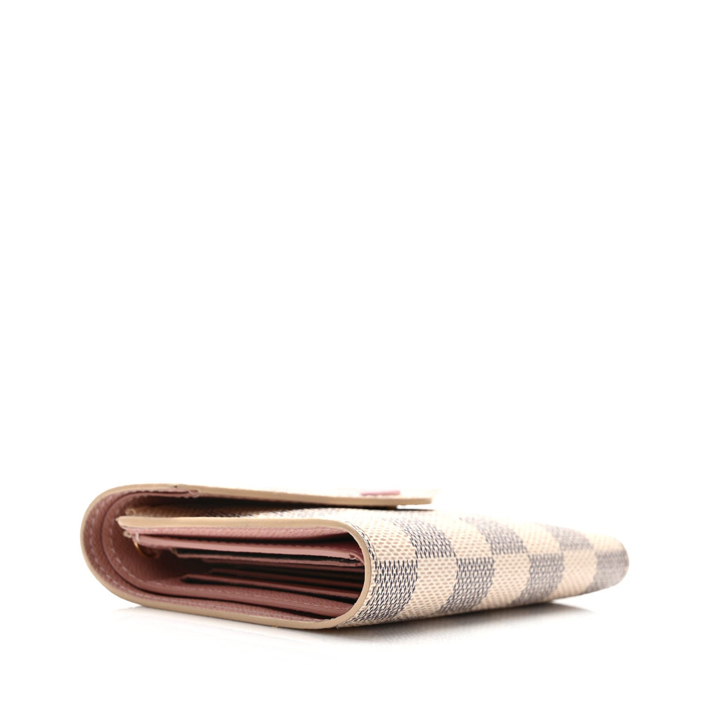 Damier Azur Victorine Wallet Rose Ballerine