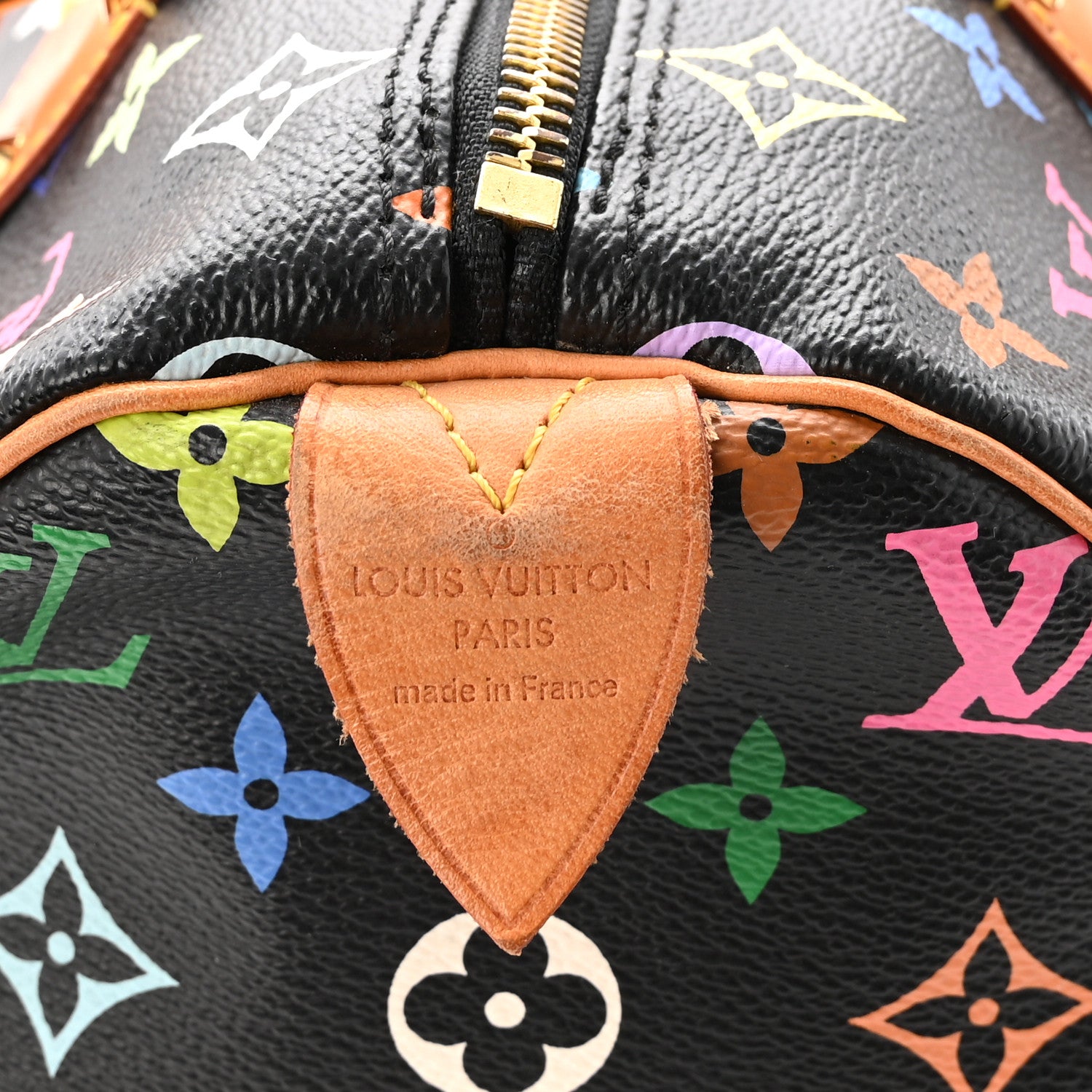 Louis Vuitton Monogram Multicolor Speedy 30 Black 6 of 9