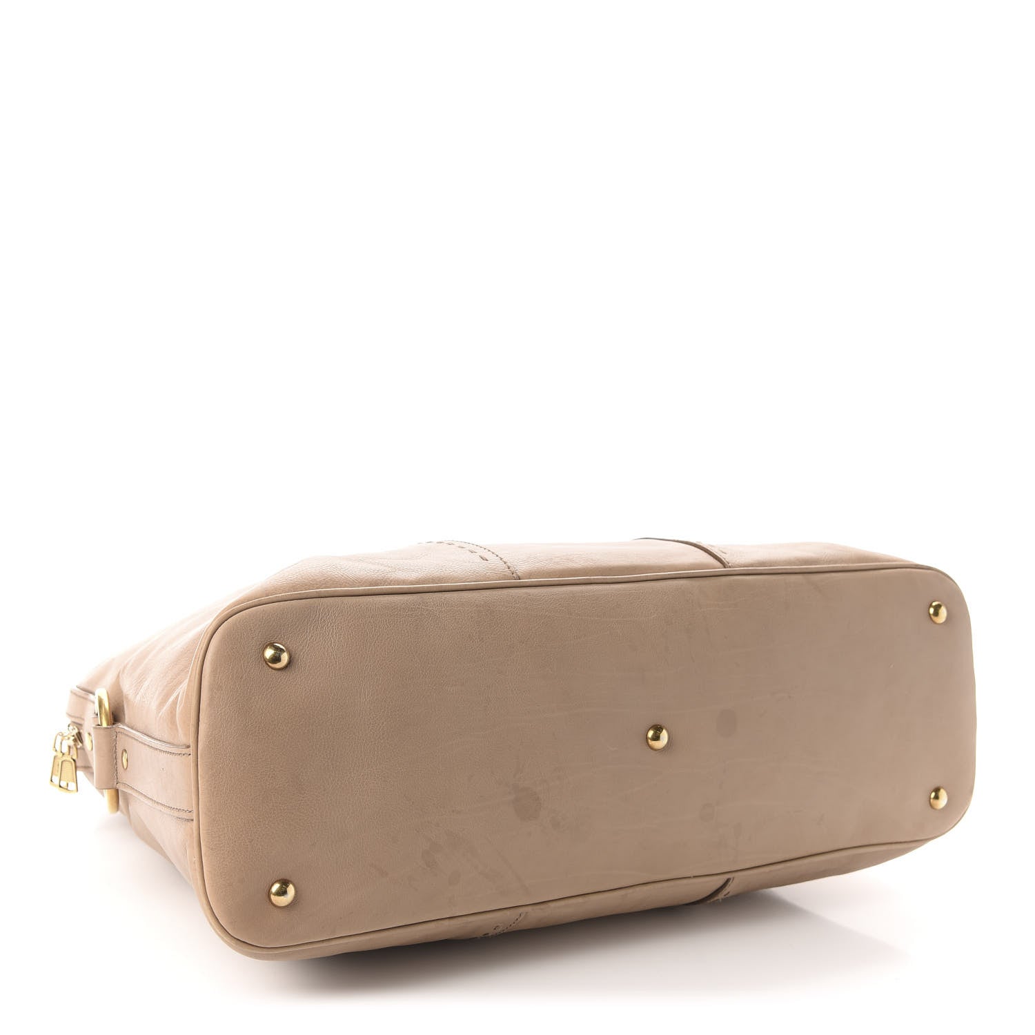 Saint Laurent Calfskin Oversized Muse Beige 3 of 10