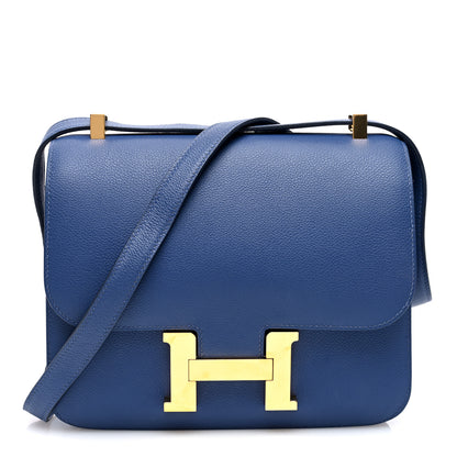 Hermes Evercolor Constance 24 Bleu Brighton 1 of 10