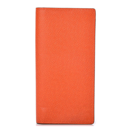 Louis Vuitton Taiga Brazza Wallet Ambre 1 of 7
