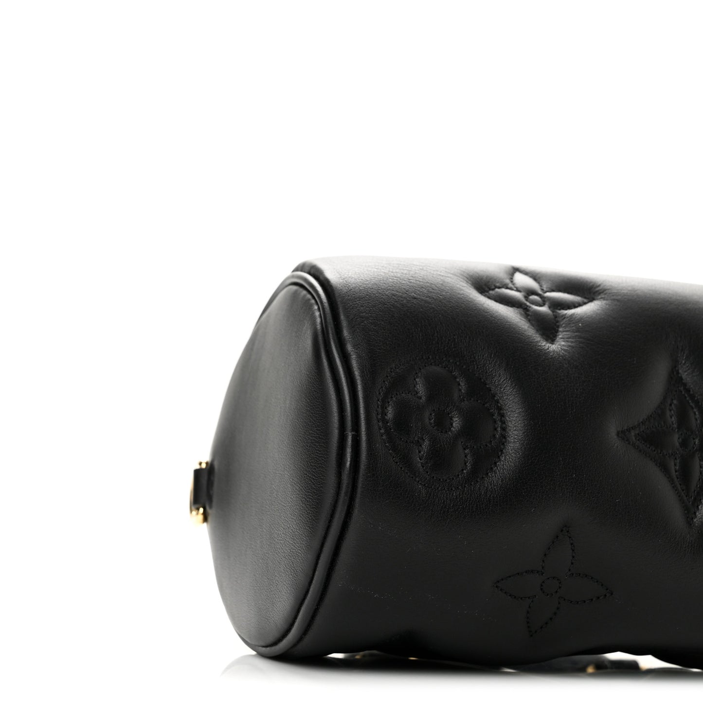 Calfskin Bubblegram Papillon BB Black