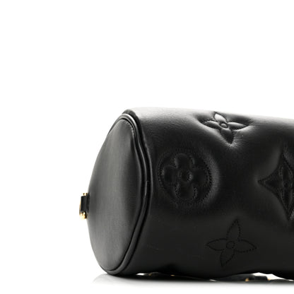 Louis Vuitton Calfskin Bubblegram Papillon BB Black 7 of 10