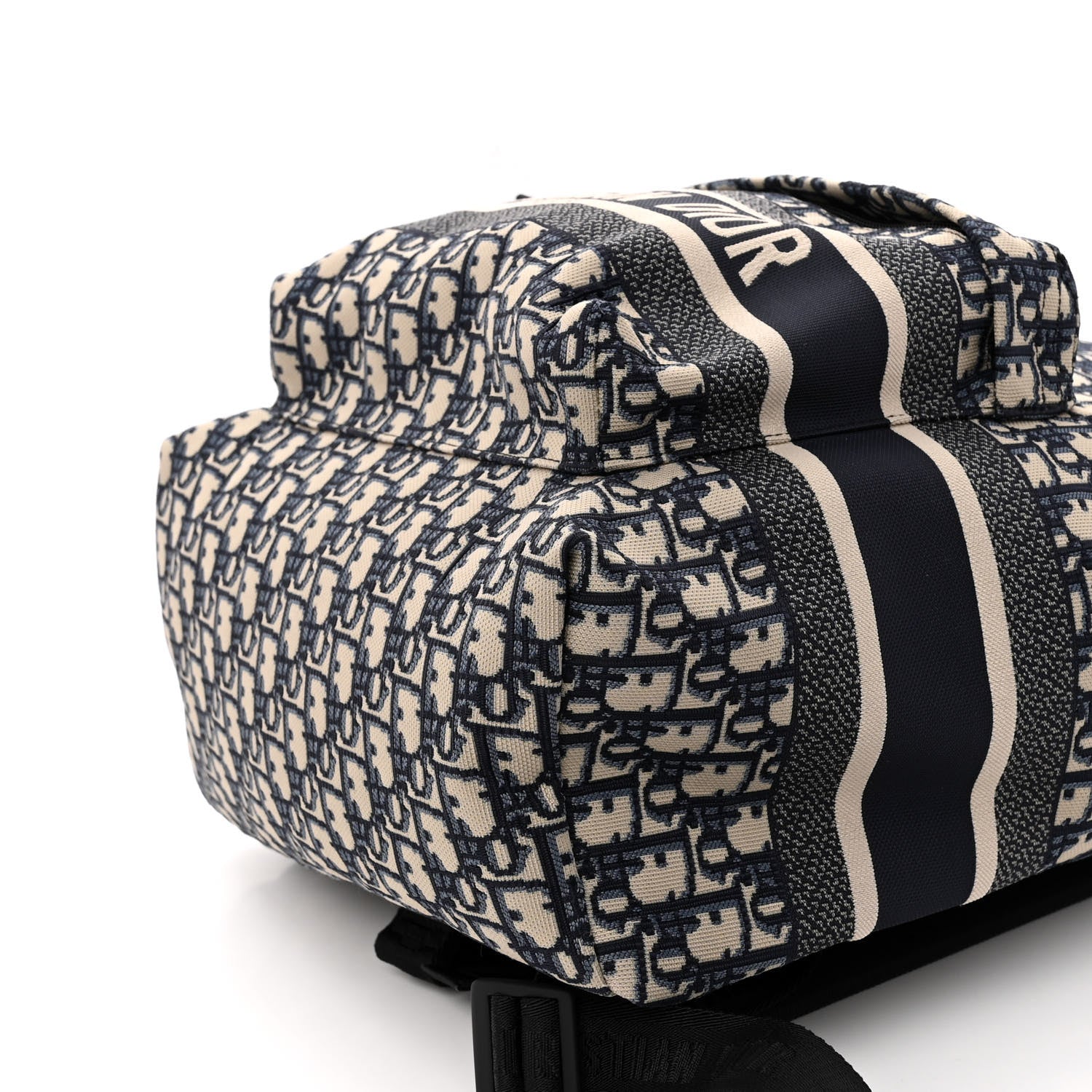 Christian Dior Oblique Diortravel Backpack Blue 10 of 10