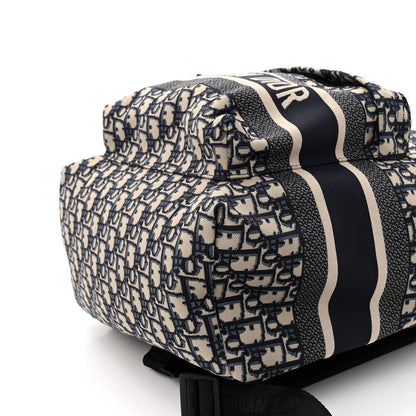 Christian Dior Oblique Diortravel Backpack Blue 10 of 10