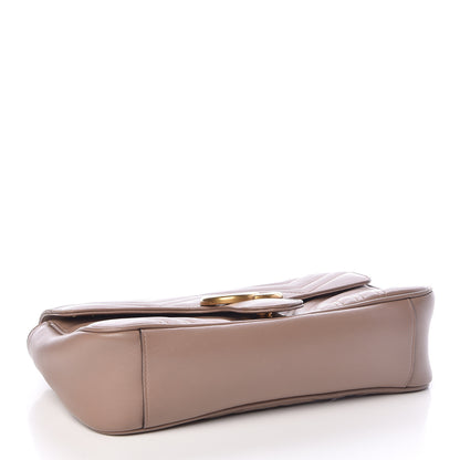 Gucci Calfskin Matelasse Small GG Marmont Shoulder Bag Porcelain Rose 4 of 13