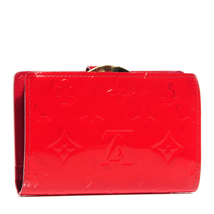 Louis Vuitton Vernis French Purse Wallet Pomme D'Amour 3 of 7
