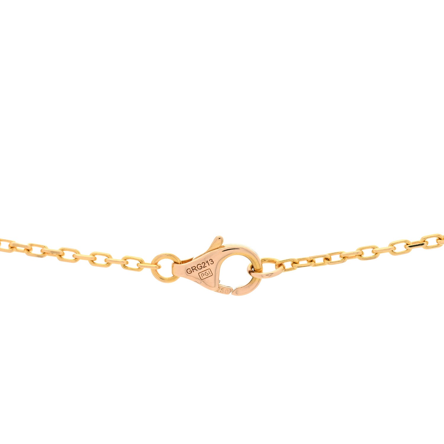Cartier 18K Pink Gold Diamond Interlocking LOVE Paved Necklace 4 of 5