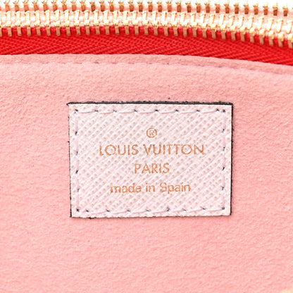 Louis Vuitton Monogram Giant Double Zip Pochette Rouge 7 of 12