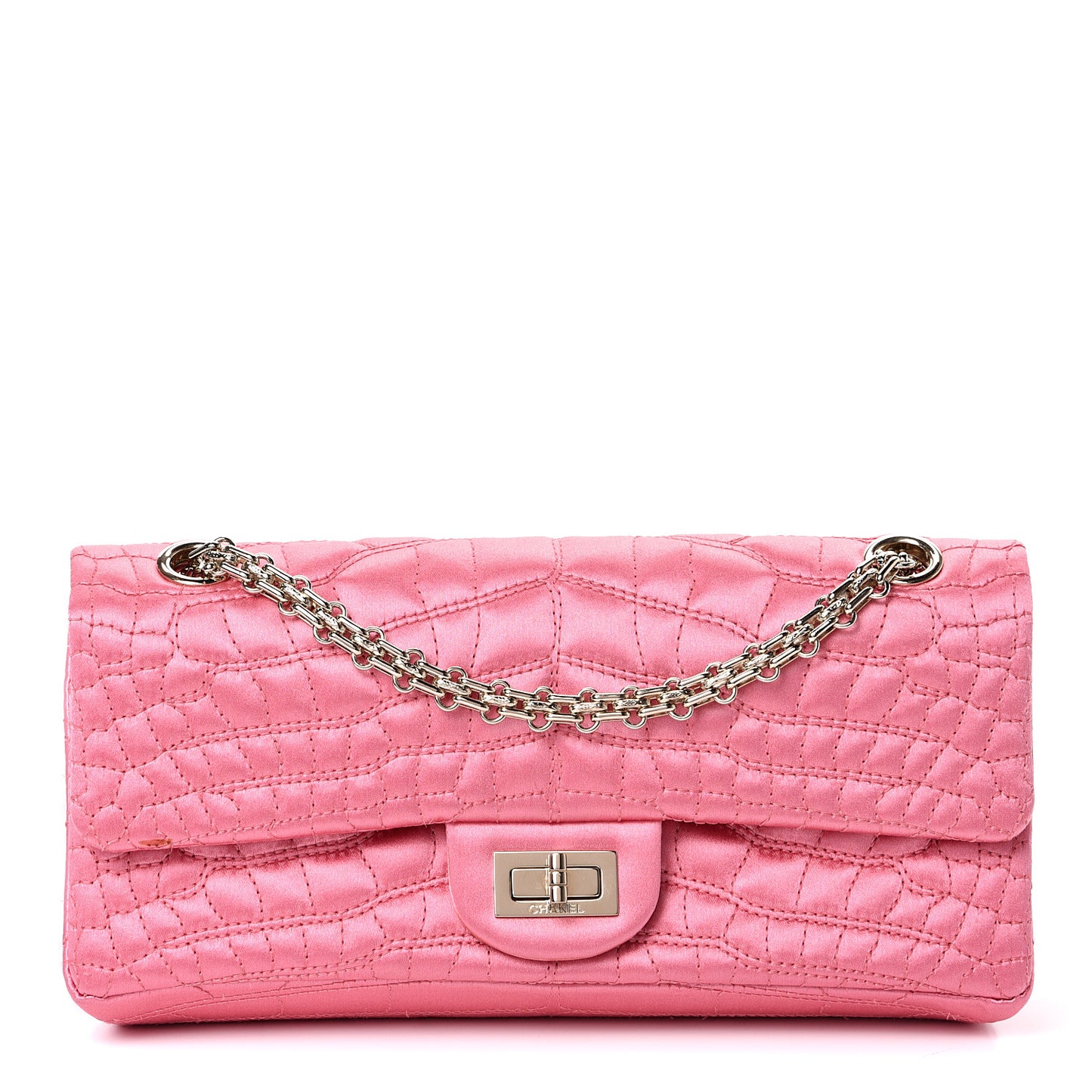 Satin Coco's Croc 2.55 Reissue East West Flap Pink