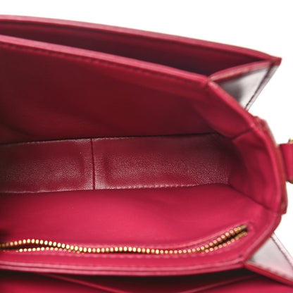 Celine Shiny Calfskin Teen Triomphe Carmin 6 of 9
