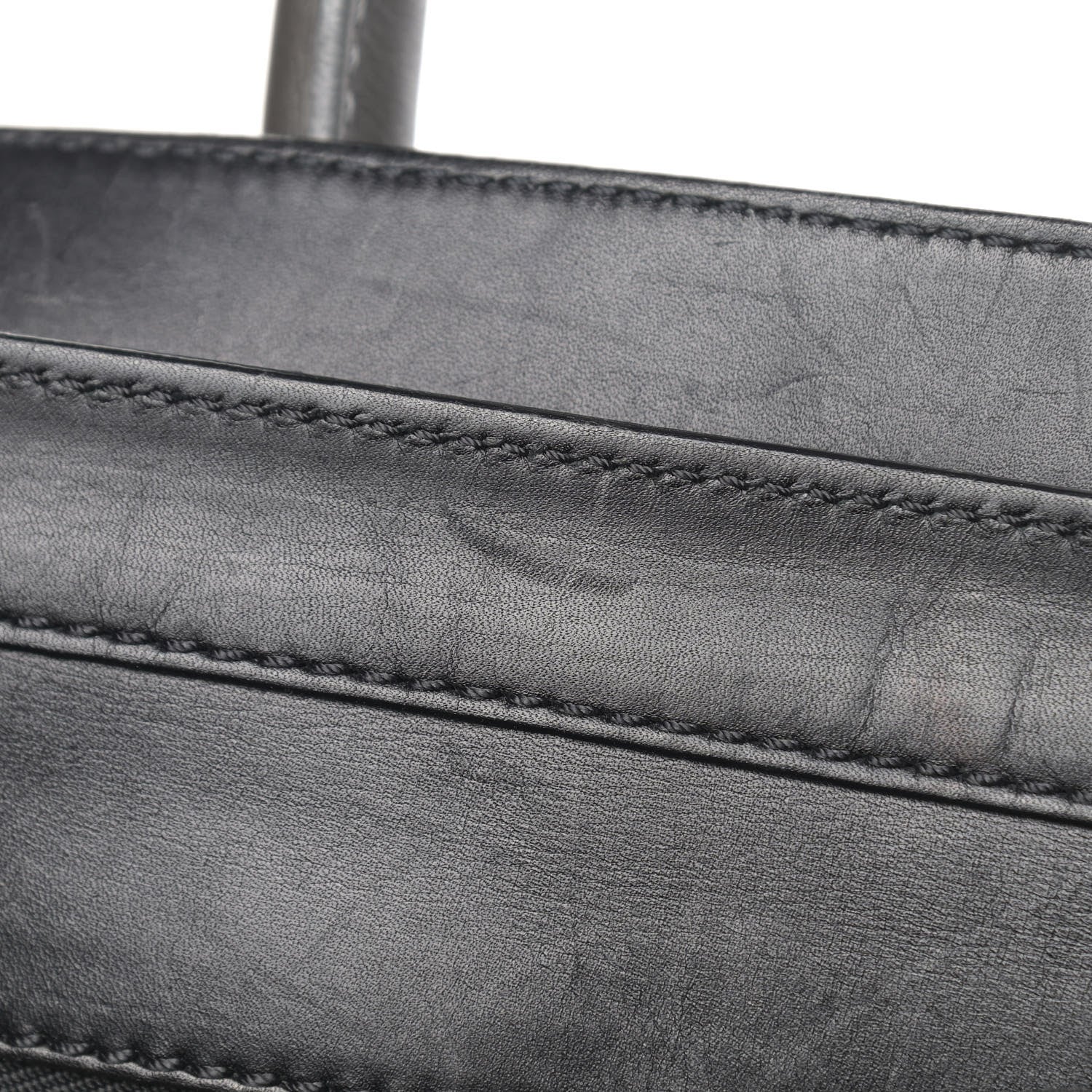 Celine Smooth Calfskin Mini Bi-Color Luggage Forest Black 11 of 22
