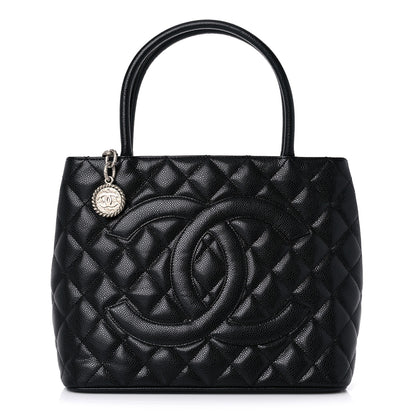 Chanel Caviar Quilted Medallion Tote Black 1 of 9